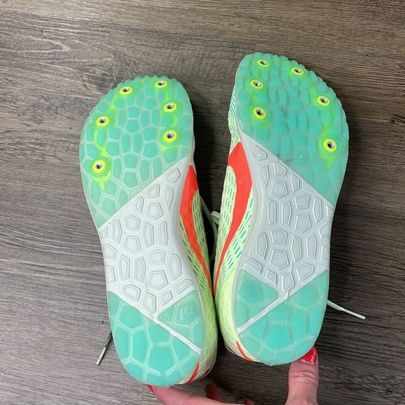 Nike Zoom Waffle Rival XC 5 Track Spikes Barely Green CZ1795-701 Men's Sz 10 - Picture 10 of 10